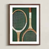 "Timeless" - Art Print in Evergreen by Paola Benenati - Framed