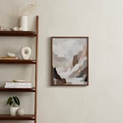 "Earthy Cascade II" - Art Print in Tan by Melanie Severin - In a Room