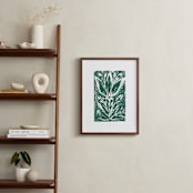 "Garden Print" - Art Print in Emerald Forest by Meggy Masters - In a Room