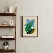 "botanica swirl" - Art Print in Tropical Green by Carrie Moradi - In a Room