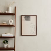 "Elossa III" - Art Print in Vintage Beige by jinseikou - In a Room