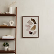 "Compositional Shapes 2" - Art Print in Leather by Melanie Severin - In a Room