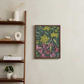 "Mediterranean Bush" - Art Print in Merlot by Cecilia Battaini - In a Room
