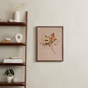 "Leaf Study" - Art Print in Oak by Olivia Kanaley Inman - In a Room