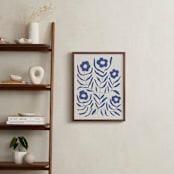 "Bloom 2" - Art Print in Denim by Kelly Watkins - In a Room