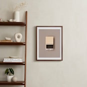 "Unstruck Silver" - Art Print in Color Match Silver by Andrew McClintock - In a Room
