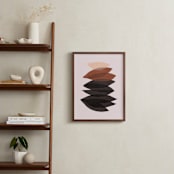 "organic stack" - Art Print in chestnut by Carrie Moradi - In a Room