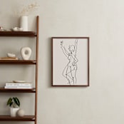 "Transfiguration 02" - Art Print in Ivory Black by Catilustre - In a Room