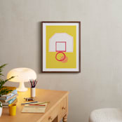 "Basketball Hoop" - Art Print in Slam Dunk Sun by Elliot Stokes - In a Room