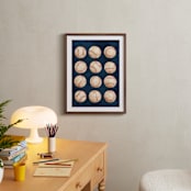 "Dinger 1 Spin Cycle" - Art Print in Navy by Kamala Nahas - In a Room