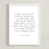 "Custom Quotes" - Custom Print in Rustique by Minted - Framed