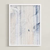 "El Capitan" - Art Print in Stone Blue by Mike Sunu - Framed