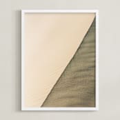 "Sahara Desert" - Art Print in Original Color by Therese d - Framed