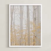"Be Still I" - Art Print in Autumn by Robin Ott - Framed
