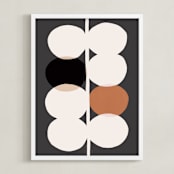 "Bud" - Art Print in Natural by Francesca Iannaccone - Framed