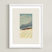 "It's a Beautiful Life II" - Art Print in Blue Sage by Shawna Urban - Framed