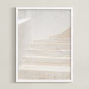 "Structural I" - Art Print in Stone by Jacquelyn Sloane Siklos - Framed