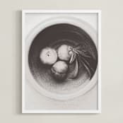 "Celebrating Nostalgia" - Art Print in Cafe Brown by M.E.Segantini - Framed
