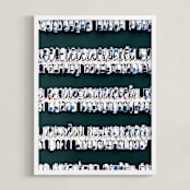 "Dude, Where's My Boat" - Art Print in Sea Green by ARIANE MOSHAYEDI - Framed
