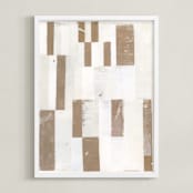 "skinny dip no. 1" - Art Print in sunkissed by Sara Hicks Malone - Framed