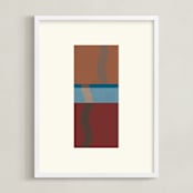 "Rise 2" - Art Print in Rustic by Baumbirdy - Framed