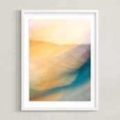 "Rays of Gold 2" - Art Print in Golden Rays by Helen Makadia - Framed