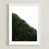 "verdant garden I" - Art Print in leaf by Sara Hicks Malone - Framed