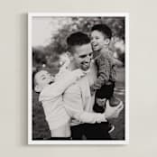 "The Big Picture: Father's Day Framed Photo" - Framed Photo in White by Minted - Framed