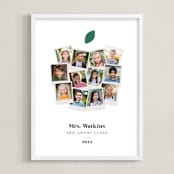 "Apple for the Teacher" - Framed Photo in Apple Green by Laura Bolter - Framed
