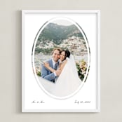 "Artifact: Oval Framed Photo" - Framed Photo in Charcoal by Snow and Ivy - Framed
