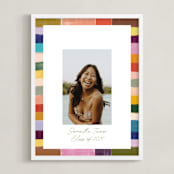 "Colorful Tiles: Portrait Framed Photo" - Framed Photo in Olive by Sierra Lee - Framed