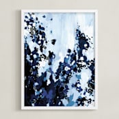 "Mister" - Art Print in Navy by Katie Craig - Framed