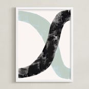 "Alternatives" - Art Print in Classic Mint by Bethania Lima - Framed