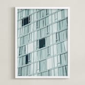 "In Reverse" - Art Print in Muted Aqua by Lindsay Ferraris Photography - Framed