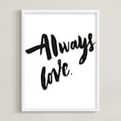 "Always Love" - Art Print in Classic by Maria Clarisse - Framed