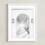 "Arches" - Art Print in Column White by Ilze Lucero - Framed