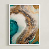 "Collide" - Art Print in Collide by Debi Perkins - Framed