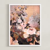 "Splendor" - Art Print in Rose Gold by Jess Franks - Framed