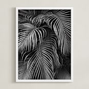 "Silver rain" - Art Print in Ash by Eliane Lamb - Framed
