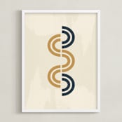 "Path" - Art Print in Terracotta by Tennie and Co. - Framed