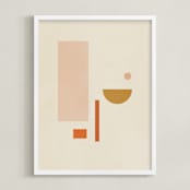"Les Italiennes III" - Art Print in Earth by Alex Roda - Framed