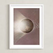 "Explore" - Art Print in Dust by Anna Joseph - Framed