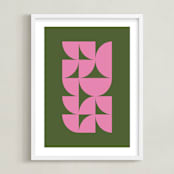 "centered" - Art Print in Garden by Beth Vassalo - Framed