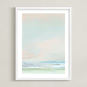 "Elemental 1" - Art Print in Sage by Eric Ransom - Framed
