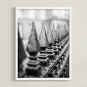 "Dublin's Trinity" - Art Print in Iron Grey by Mark Kirby - Framed
