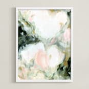 "Mesmerize" - Art Print in Pine by Melanie Severin - Framed