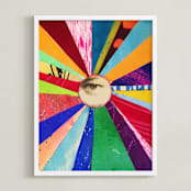 "For the Find" - Art Print in circus by Kara Kramer - Framed