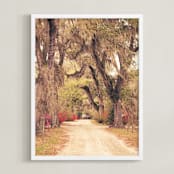 "Bonaventure" - Art Print in Warm Vintage by Sara Heilwagen - Framed