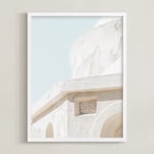 "Structural IV" - Art Print in Stone by Jacquelyn Sloane Siklos - Framed