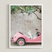 "Yucatan III" - Art Print in Rose Quartz by Lindsay Ferraris Photography - Framed